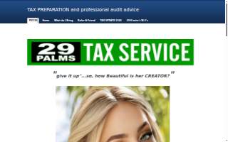 29 Palms Tax Service website