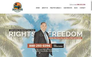 Desert Defense Lawyers website