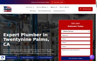 Hi-Desert Plumbing website
