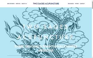 Two Sages Acupuncture website