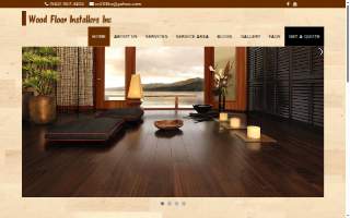 Wood Floor Installers Inc website