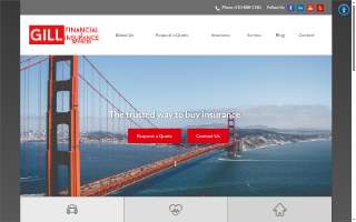 Gill Financial & Insurance Services website