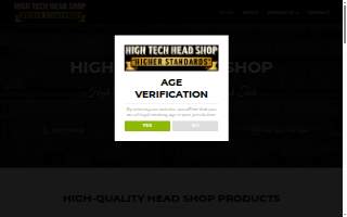 High Tech Head Shop website