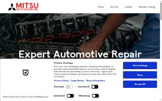 Mitsu Auto Repair Inc website