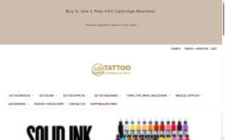 Tattoo Express Supply, Inc. website