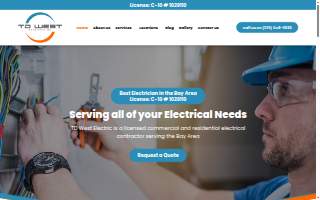 TD West Electric, Inc. website