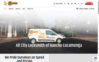 All City Locksmith of Upland website
