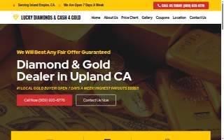 Lucky Diamonds & Cash For Gold website