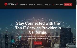 Optiva IT, LLC of Upland website
