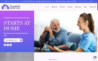 Thoughtful Home Care website