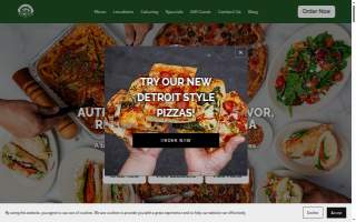 Amici's East Coast Pizzeria website