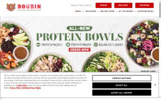 Boudin SF of Sunnyvale website