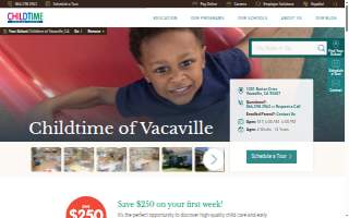 Childtime of Vacaville website