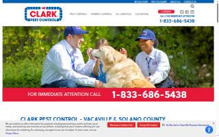 Clark Pest Control of Vacaville website