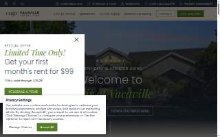 Cogir of Vacaville website