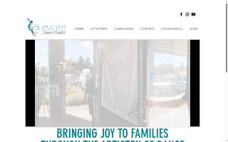 Elevate Dance Center website