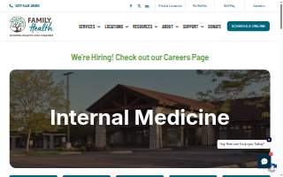 Family Health Services website
