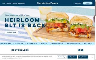 Mendocino Farms website