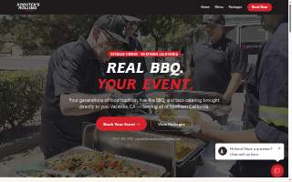 Rooster's Rolling BBQ Catering Sacramento website
