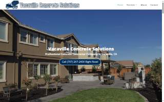 Vacaville Concrete Solutions website