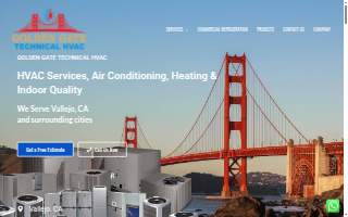 Golden Gate Technical HVAC website