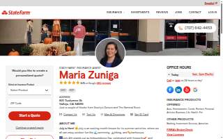 Maria Zuniga - State Farm Insurance Agent website