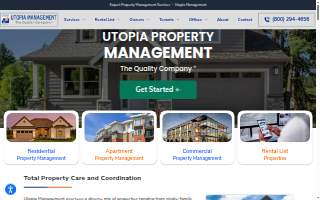 Utopia Property Management | Vancouver website