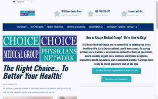 Choice Medical Group of Apple Valley website