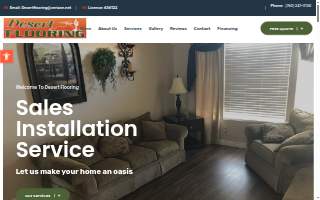 Desert Flooring website