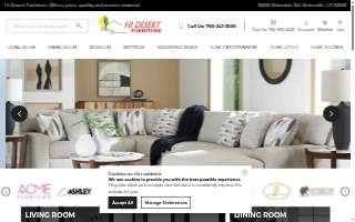 Hi Desert Furniture of Victorville website