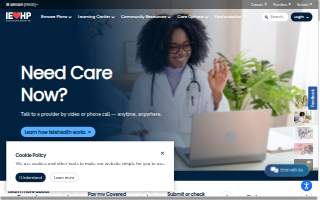 IEHP Community Wellness Center website