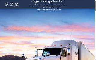 Jager Trucking School inc. website