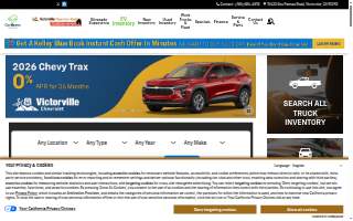 Victorville Chevrolet website
