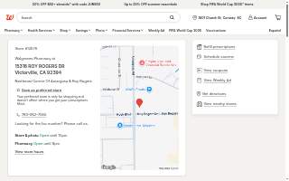 Walgreens Pharmacy website
