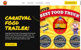 Carnival Food Trailer website