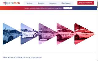 Executech - Managed IT Services Company Sacramento website