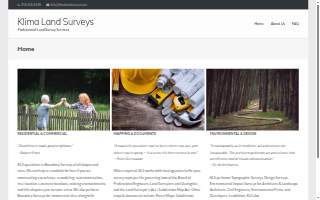 Klima Land Surveys of Vineyard website