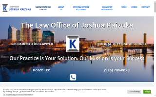 Law Office of Joshua Kaizuka website