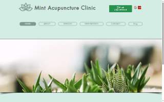 Mint Acupuncture Clinic website
