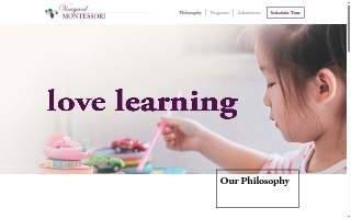 Vineyard Montessori website