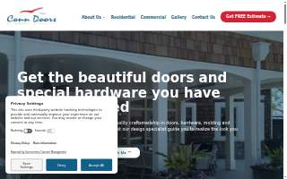 Conn Doors website