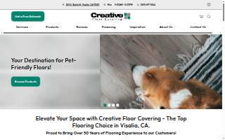 Creative Floor Covering website