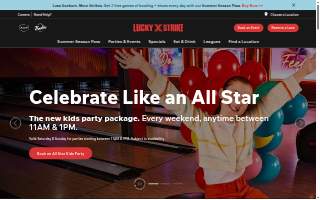 Lucky Strike Visalia website