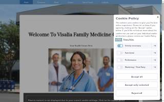 Visalia Family Medicine Clinic, Dr. Fahad Hashmat website