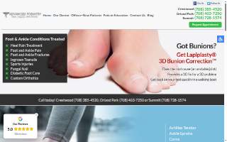 Advanced Repair Center website