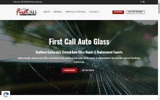 First Call Auto Glass Inc website
