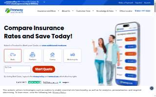 Freeway Insurance website
