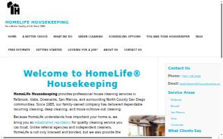 HomeLife Housekeeping website