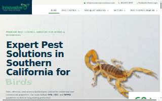 Innovative Pest Solutions website