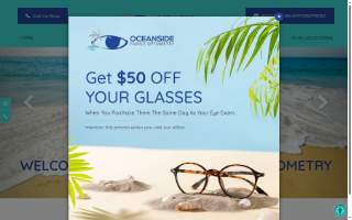 Oceanside Family Optometry of Vista website